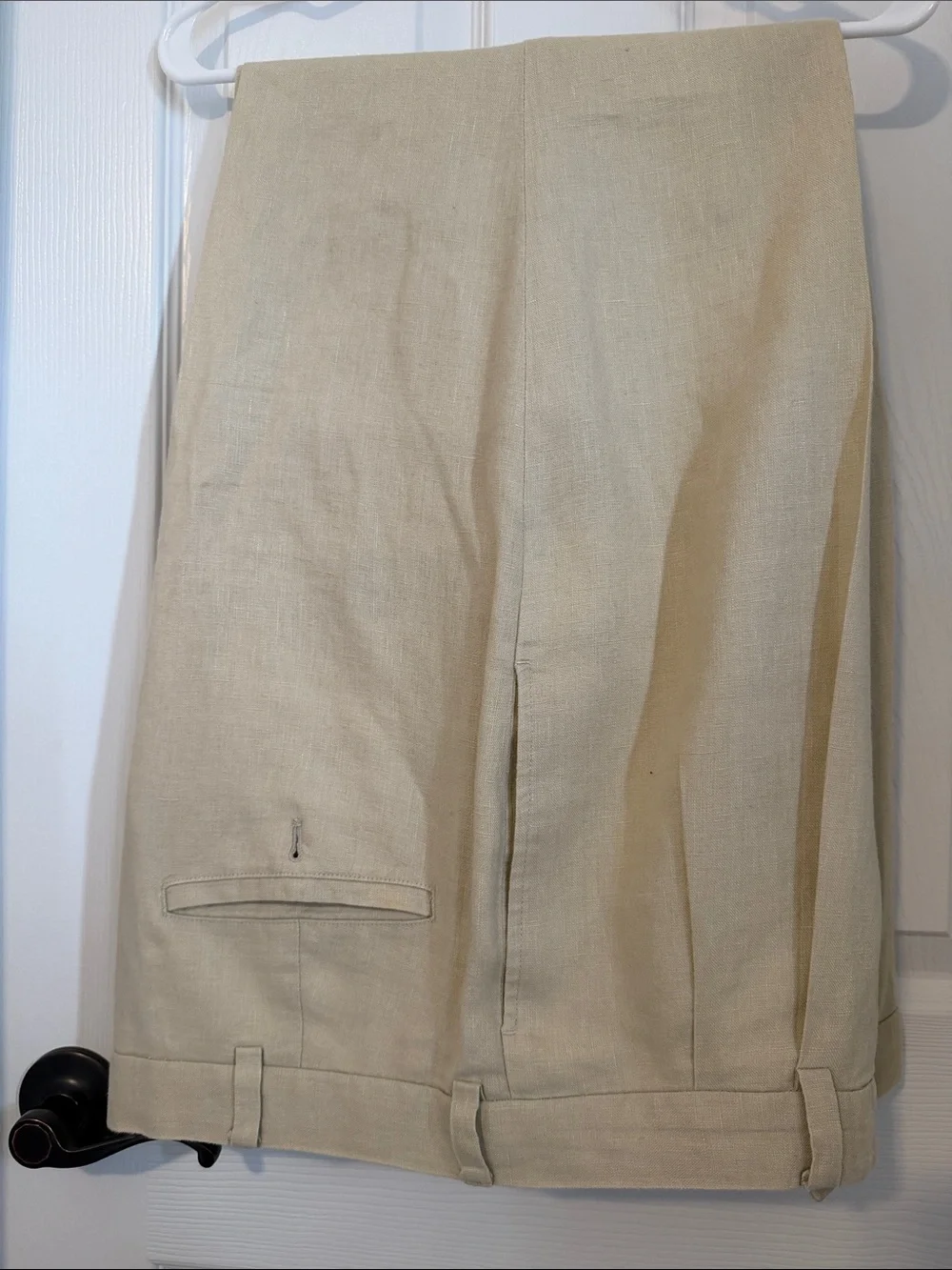 Brooks Brothers Men's Beige Dress Pants - Classic Tailored Fit